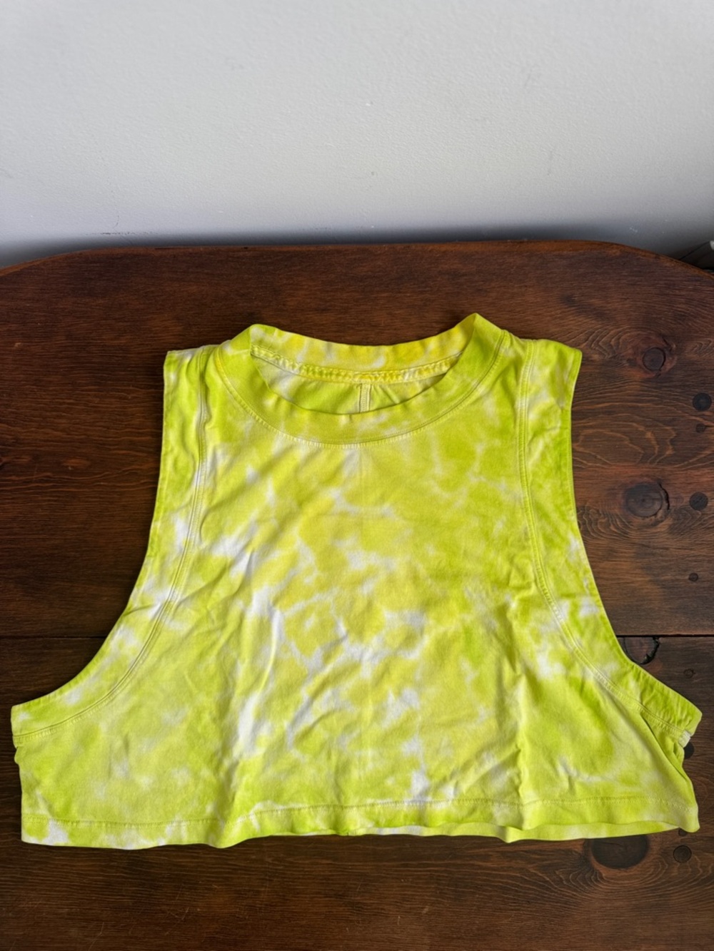 lululemon All Yours Tank Neon Green Tank Top 8